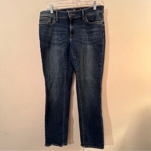 Eddie Bauer Boyfriend Slim Leg Jeans Women’s Size 10 Blue Denim Stretch Casual